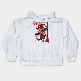 SHAZAM BLACK ADAM - Playing card Kids Hoodie